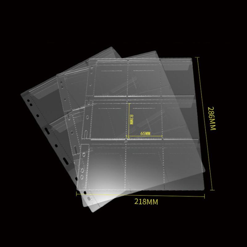 9/12 сеток, классический пластиковый держатель для монет, чехол для хранения денег, альбом, чехол для альбома
