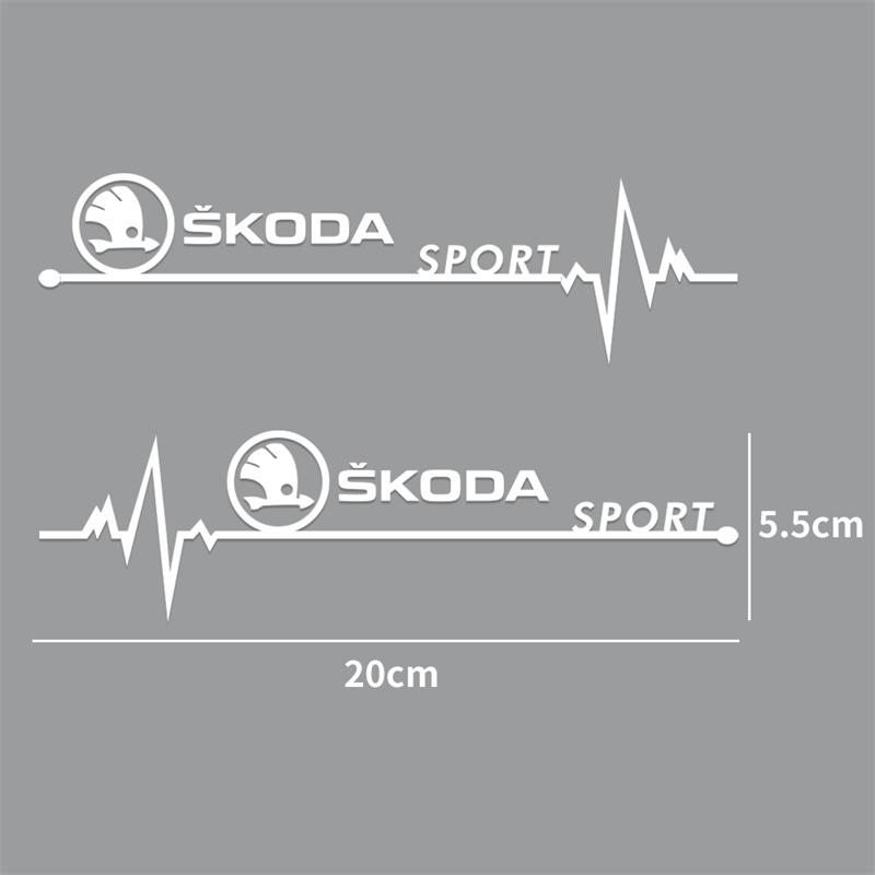 CGT1 Для Skoda Octavia S Fabia Rapid Yeti Superb A5 A7 VRS VII KodiaqАвтомобильная ПВХ Наклейка на Боковое Стекло с Обеих Сторон Спортивный Логотип Пленка для Декора Своими Руками