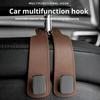 Крючок для хранения подголовника автомобильного сиденья, прочный несущий универсальный подходит, простая установка, крючок для подголовника заднего сиденья автомобиля, вешалка