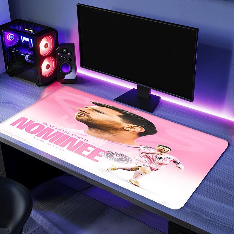 Inter Miami CF Mouse Pad - Non-Slip Rubber Base, Smooth Surface for Work,Gaming,Office,And Home Use, Desk Mouse Pad