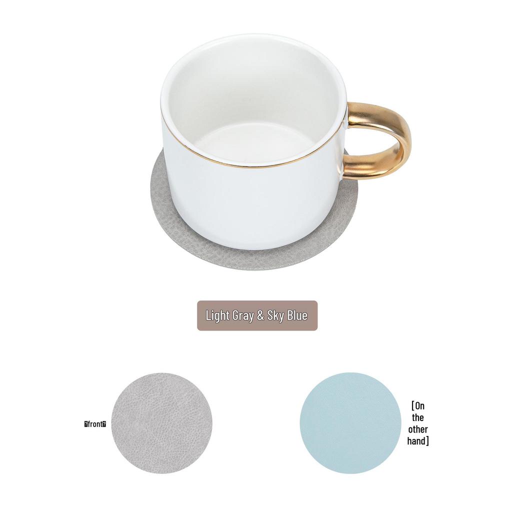 Двусторонний коврик в стиле коровьей шкуры в форме капли воды: Подставка с защитой от ожогов и теплоизоляцией, в стиле инс.