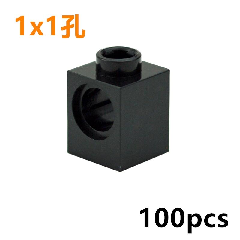 Технические строительные блоки с отверстием, объемные толстые кирпичи, комбинация с шипами, длинная балка, L-образные игрушки, высокотехнологичные детали 87087 3701 3703