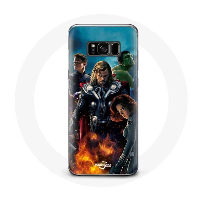 Coque pour Samsung Galaxy S8 plus Avengers film de super héros