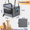 Стабильное автомобильное сиденье для собак, переноска для собак, автокресло для кошек, переноска для щенков для маленьких и средних собак, водонепроницаемое сиденье для домашних животных для задней и передней части