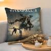 Cushion Cover  Linen  SkinFriendly Soft Decorative Case For Sofa Home Decor Hot Cool Game TTitanfall Pillow cover
