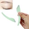 Eyebrow Trimmers Meniscus Shaped Portable Anti-Scratch Blades Eyebrow Razor with Protective Cover