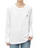 POLO RALPH LAUREN W Cotton Jersey Long Sleeve Tee - White