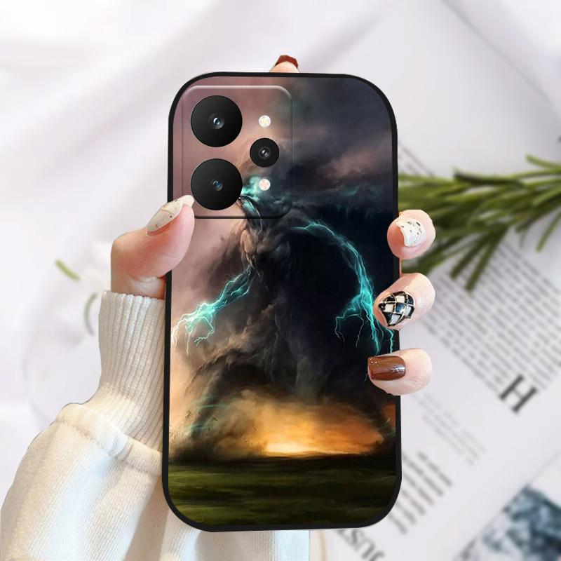 Чехол для Realme 15 15Pro 5G Стильный чехол с принтом на задней панели Для Realme15 15 Pro Мягкий ТПУ Силиконовый Funda Capa RMX5101 RMX5106 Бампер