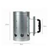Lighting Kit Wood Handle Charcoal Lighter BBQ Fire Lighter Carbon Barrels Barbecue  Chimney Starter