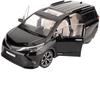 Модель автомобиля Toyota Sienna 1/24, игрушечная литая машинка с электроприводом, со звуками и огнями для детей, мальчиков, девочек и взрослых, подарок