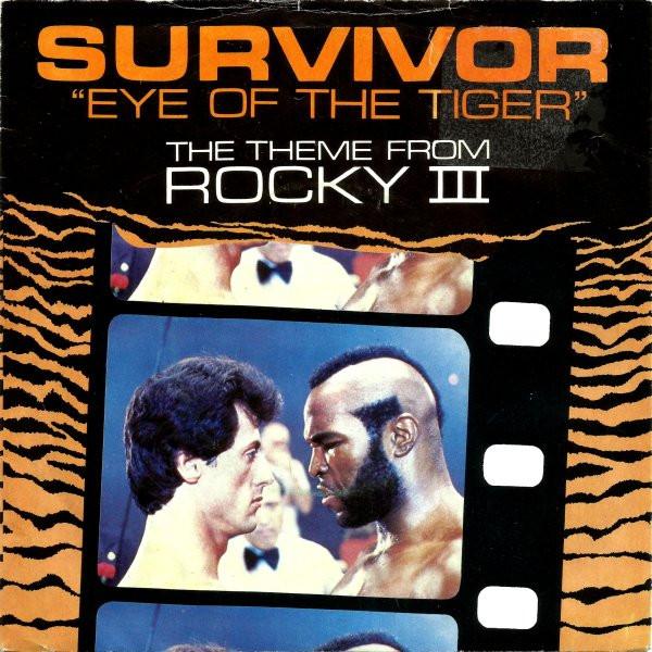 7-дюймовая пластинка SURVIVOR Eye Of The Tiger SCTA2411 SCOTTI BROS. 1982 Великобритания Рок Б/У