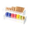 1Pcs Acrylic Dessert Tray European Style For Wedding Party Picnic Home Office Snack Fruit Sweet Treats