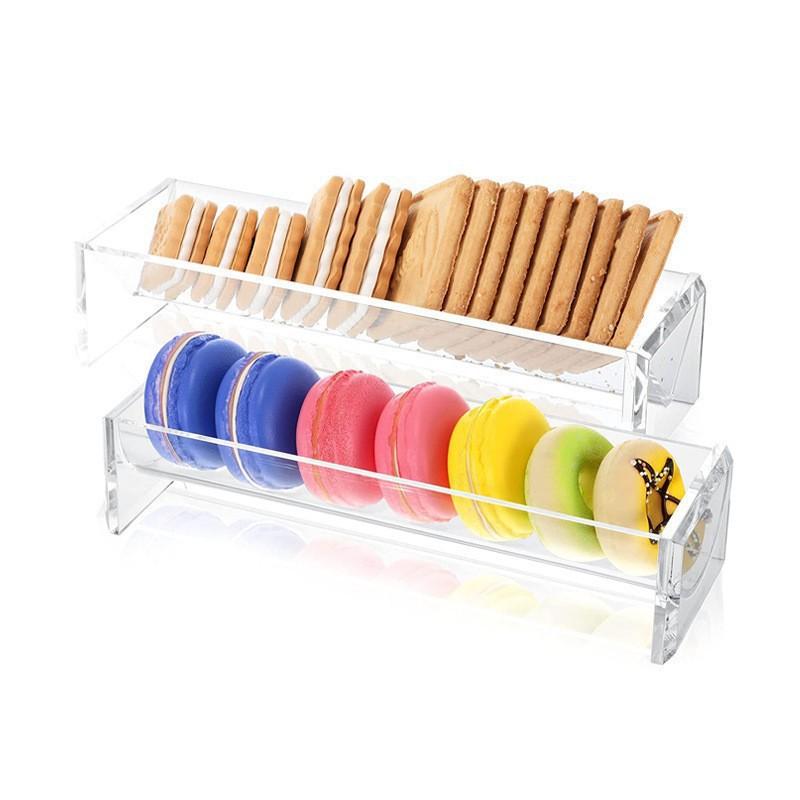 1Pcs Acrylic Dessert Tray European Style For Wedding Party Picnic Home Office Snack Fruit Sweet Treats
