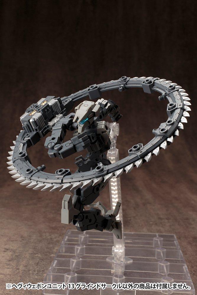Kotobukiya M.S.G Аксессуары для моделирования Тяжелое Оружие Блок 13 Круг Шлифовки, Общая Длина Приблизительно 130 мм, Пластиковая Модель Без Масштаба