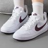 Nike Кроссовки Court Borough Low Recraft Белый Бордовый Crush (GS)