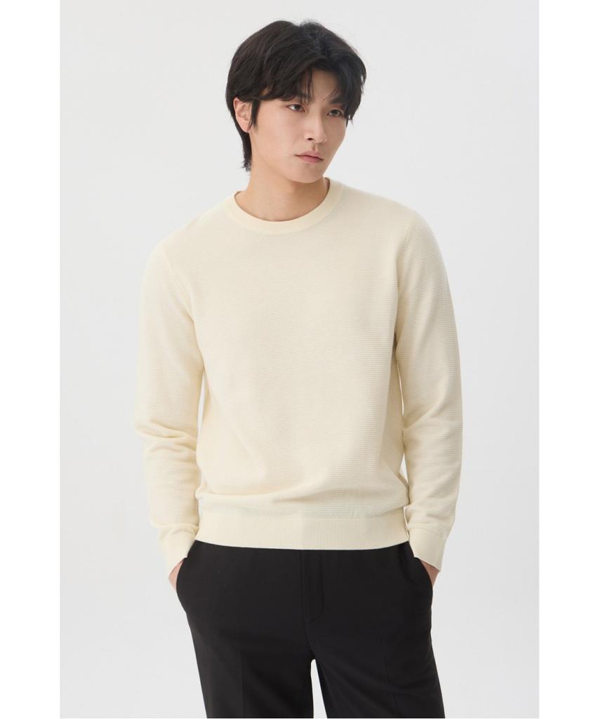 BRENTWOOD [Essentials] Моющийся круглый вырез Свитер Brwas26151Ivx