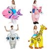 Koala Unicorn Giraffe Pig Tropical Fish Cosplay Inflatable Suit Halloween Easter