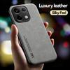 For Xiaomi POCO M6 Pro 4G Case Magnetic Car Holder Leather Phone Case For Poco M 6 M6 Pro Pocophone M6Pro PocoM6 Pro Back Cover