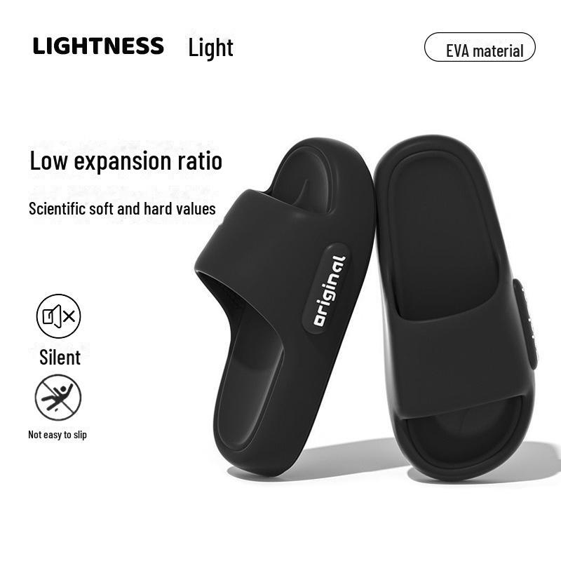 Summer Eva Non-Slip Indoor Slippers: Cozy Thick-Soled Sandals for Home, Bath, or Hotel