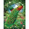 5D DIY Full Round Diamond Painting Peacock Animal Diamond Painting Embroidery Wall Stickers Mosaic Picture Home Decoration Gift