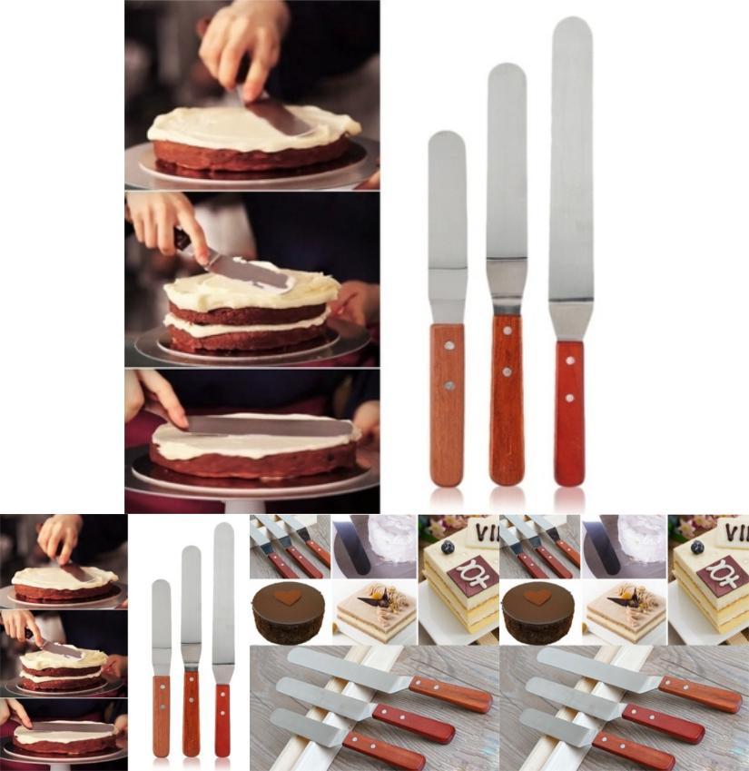 Thickening Cream Various Spatula Curved Scraping Cake Mounting Baking Tools
