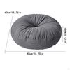 Japanese Tatami Floor Cushion Round Seat Pouf And Decorative Pad with Thick Filling Suitable for