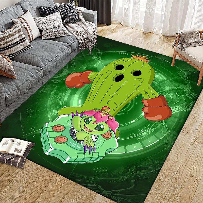 Matt&Gabumon Area Rug, Digimon Fan Cozy Carpet, Perfect Gift.chl