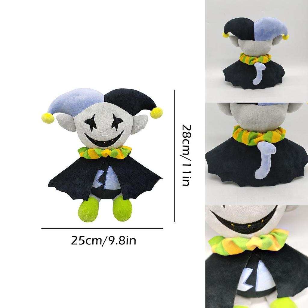 Плюшевая игрушка Deltarune Jevil | Мягкая кукла Джокер | Рождественский подарок | Коллекционный предмет на день рождения