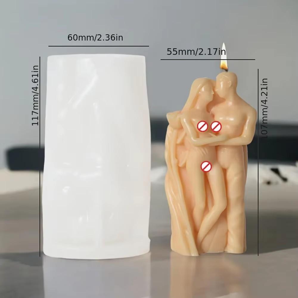 Силиконовые формы для объятий в День святого Валентина, ароматизированные свечи для влюбленных, гипсовая форма для поцелуя, розы, человеческого тела, свадебного декора