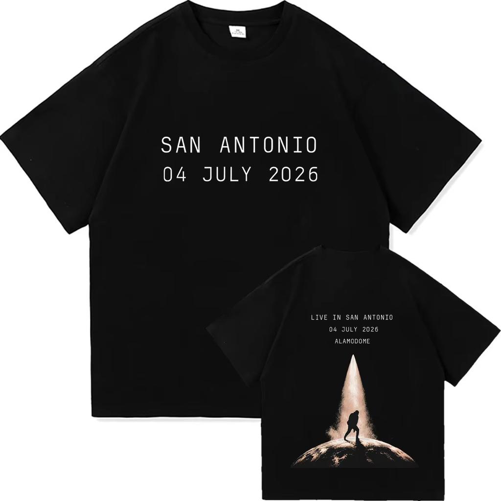 2026 Unisex Oversized Streetwear Short Sleeve Top Classic Fashion DoubleSided Print TShirt Featuring Kanye West Tshirt