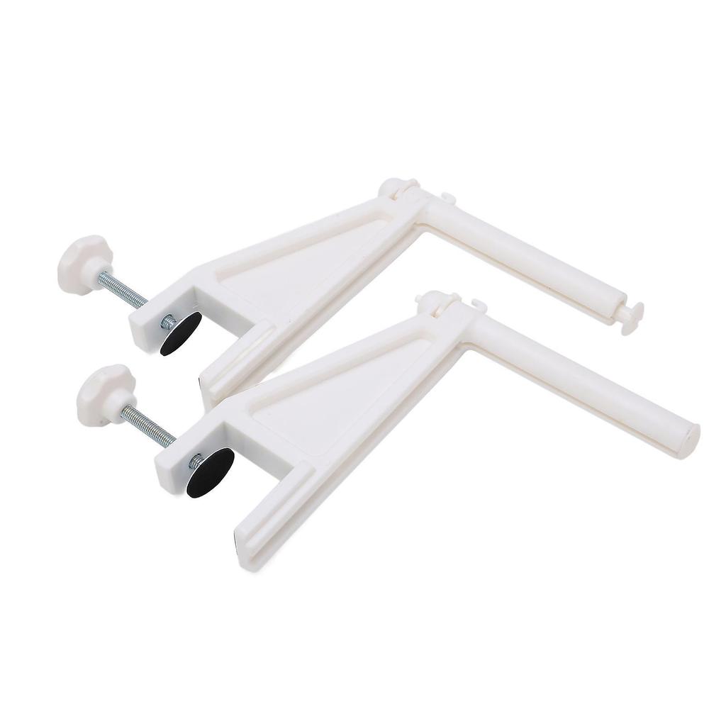 Verdant Touch Professional Table Tennis Net Post Portable Table Tennis Net with Adjustable Clamp Post Set, Professional Screw Fixation, White