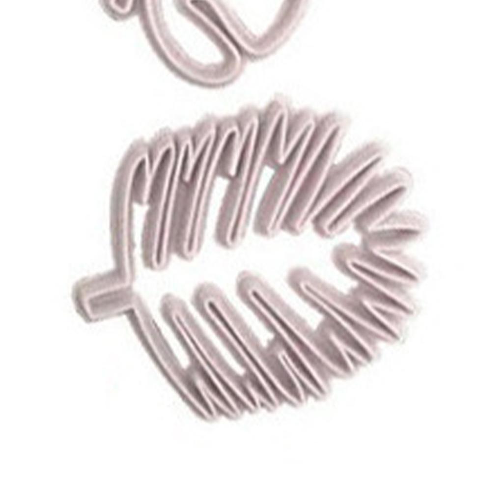 4Pcs Tropical Leaves Cookie Cutter Set Palm Leaves Fondant Cutters Mold for Luau Cake Decorating