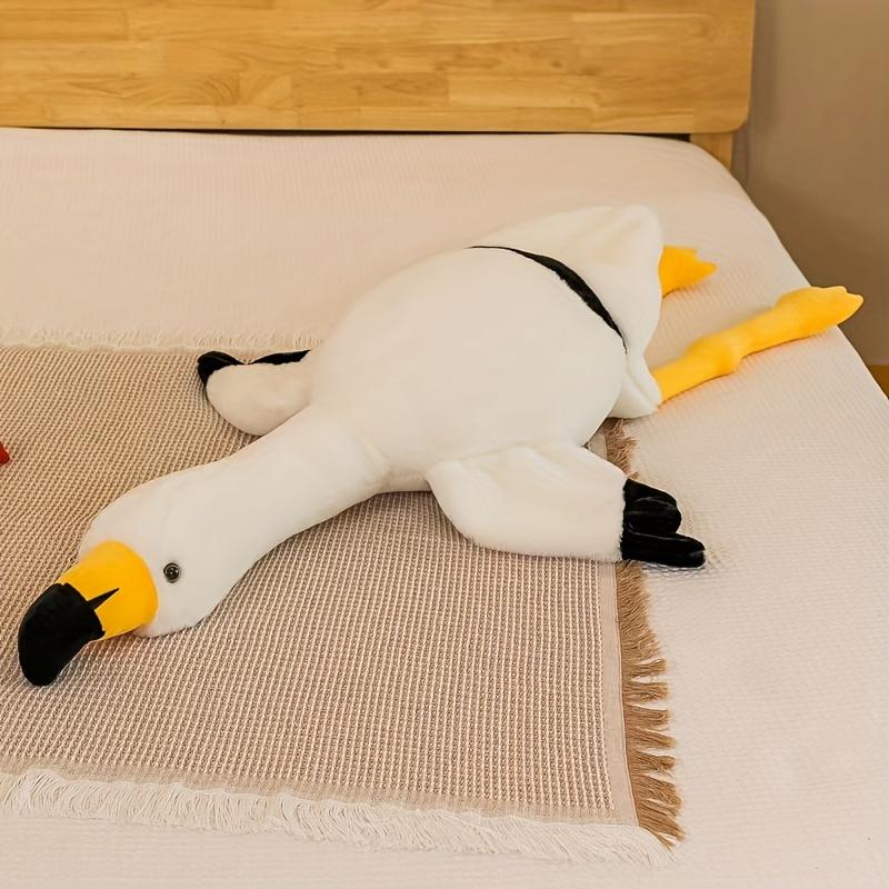 Мягкая игрушка Фламинго Плюшевая игрушка Мягкий Плюшевый Фламинго с Милыми Крыльями Очаровательная Плюшевая Игрушка Животное из Зоопарка Подарок для Ребенка Розовый/Белый