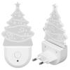 Светодиодный ночник Xmas Tree с датчиком «От заката до рассвета» Plug and Play, энергосберегающий RGB-ночник