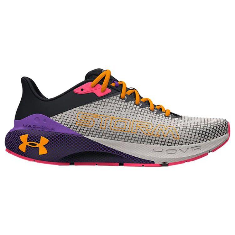 Under Armour HOVR Machina Storm - White Clay Formula Orange Women Sneakers Cream 3026551-300