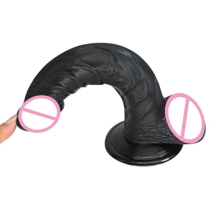 Изогнутый мастурбатор для взрослых женщин Wolf-Dog - реалистичный поддельный пенис, незаметная доставка.