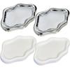 Cloud-Shaped Jewelry Tray Decorative Plate For Rings Earrings Bracelets & Necklaces Plastic Vanity Tray For Women Bedroom Decor