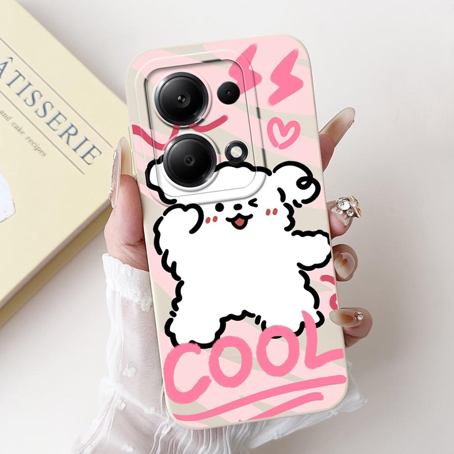 For Xiaomi Redmi Note 13 Pro 4G Case Cute Fashion Cartoon Cover Soft TPU Phone Cases For Redmi Note 13 Pro Plus Note13 5G Bumper