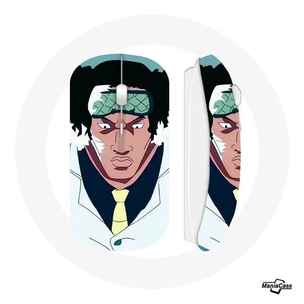 Souris Sans Fil - MANIACASE - Aokiji One Piece - Couleur Blanc - Clé USB Wifi - Compatible Mac et PC