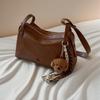 Сумка-тоут Evening City Post женская 2024 года, новая повседневная универсальная коричневая сумка-мессенджер через плечо