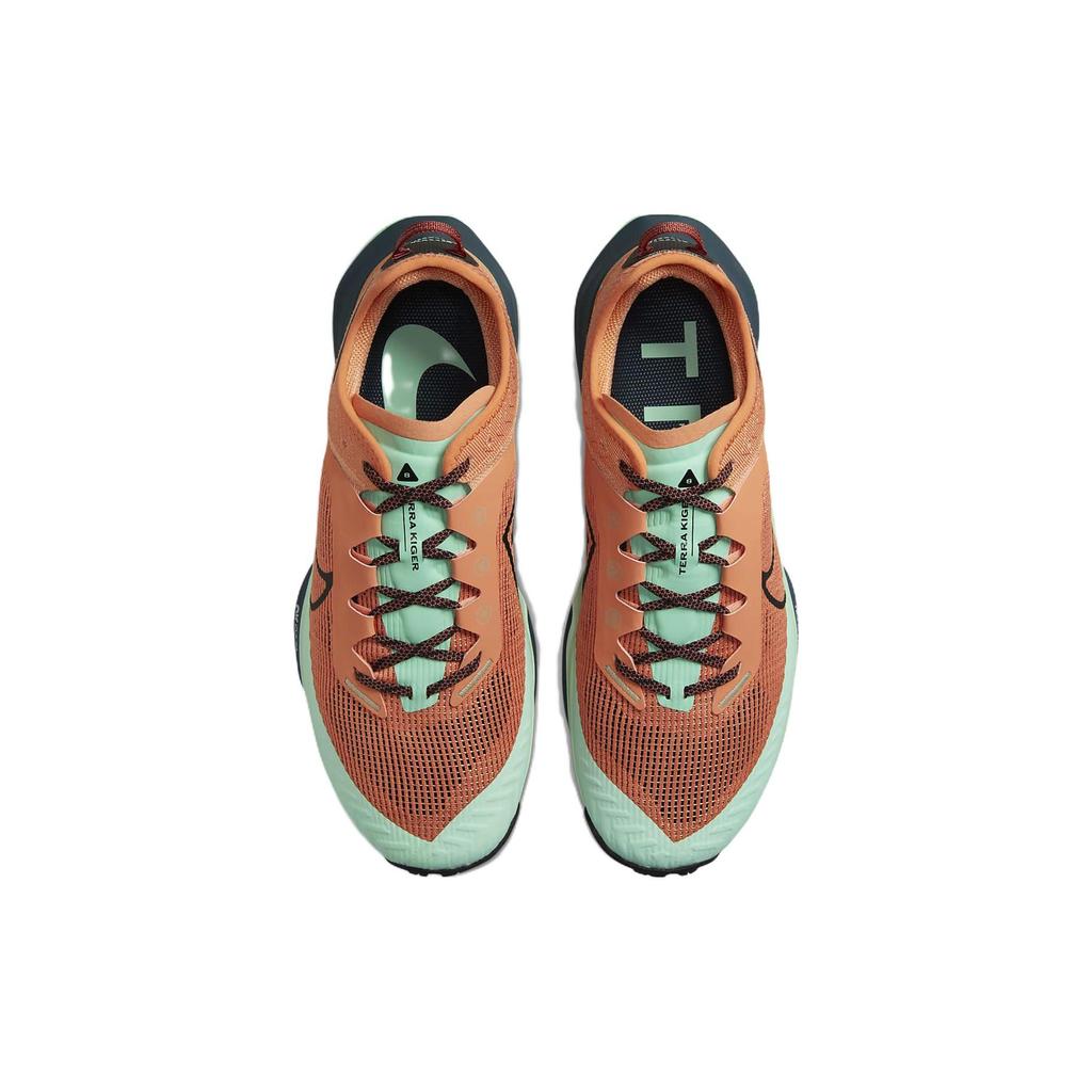 Nike Мужские кроссовки Air Zoom Terra Kiger 8 Orange Mint Foam Orange-Trance Mineral-Slate Black DH0649-801