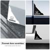 4Pcs Car Door Corner Protection Decals Stickers For Honda R Civic Accord Fit Jazz CRV BRV HRV Insight Pilot Passport TYPE-R
