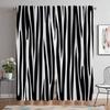 Кухонные шторы в полоску зебры для гостиной, занавески для домашнего интерьера, 2 шт., тюль для спальни, шторы, камера