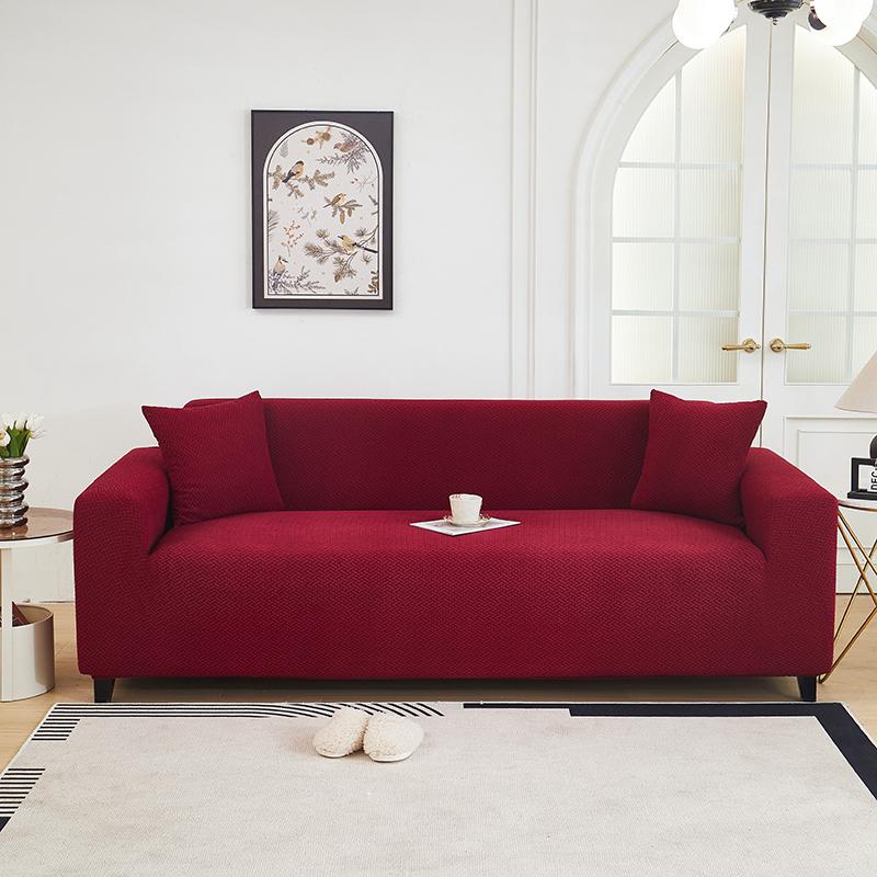 1 шт. Жаккардовый Эластичный Чехол на Диван Регулируемый Нескользящий Растягивающийся Чехол для Дивана Домашняя Гостиная Защитный Чехол для Дивана Домашний Декор