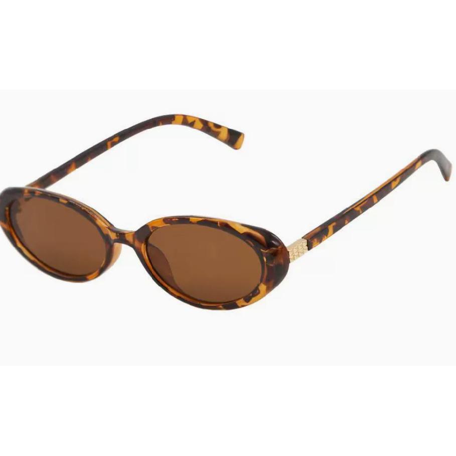 Plain Lens Glasses, Retro Oval Small Frame Sunglasses for Women, Sunglasses