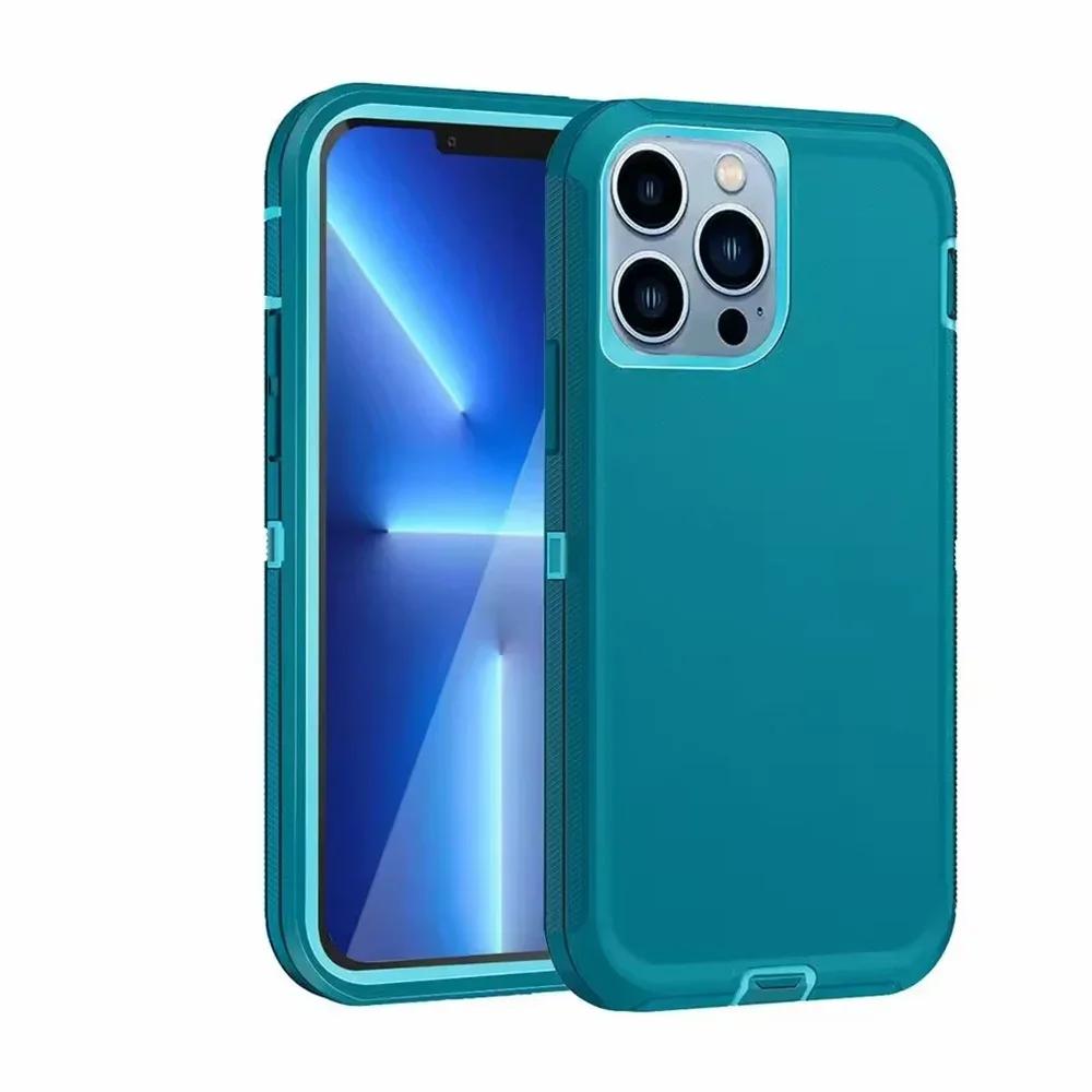 Премиальный противоударный чехол 3-в-1 Ott Anti-Drop для iPhone 17 16E 15 14 Plus 13 12 11 Pro Max, защитный чехол-коробка