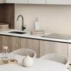 Ready-to-install vinyl panel with decorative print 120x60 cm, beige color