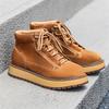 Fashion Brand Men Genuine Leather High Top Shoes Outdoor Sports Suede Boots Fashion Casual Luxury Brand Top Layer Cowhide Platform Shoes