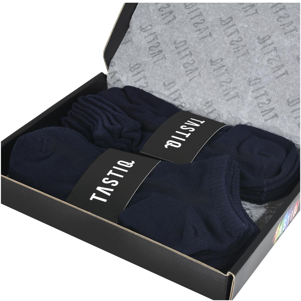 TASTIQ PREMIUM Men's Sneaker Socks Cotton 6 Pairs