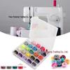 Household Bobbin Thread Set: 25/36 Spool Kit for Sewing Machines